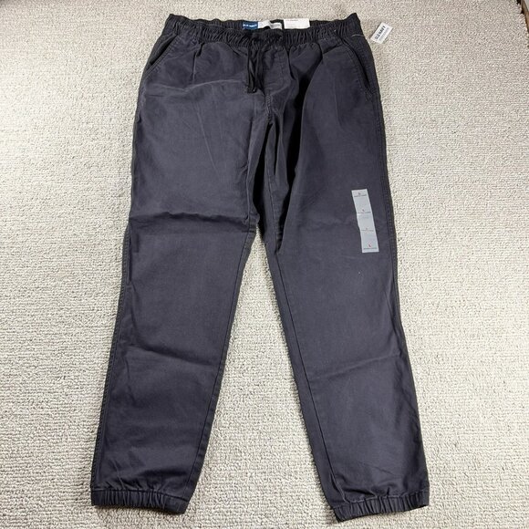 Old Navy Built-In Flex Modern Jogger Pants Black Men’s Size Large - Picture 1 of 7